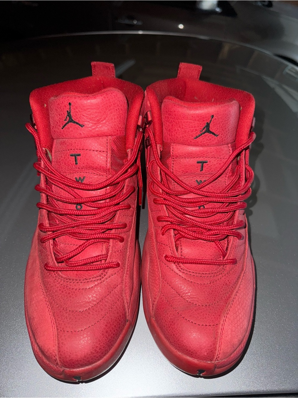 Jordan Men’s Red High-Top Sneakers